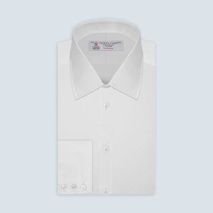 White Mini Square Cotton Fabric Image 1