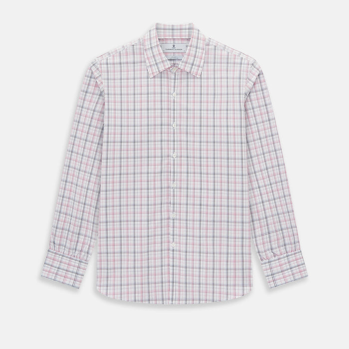 Purple and Blue Multi Check Westminster Shirt