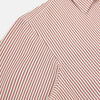 View 6 of product The Red Shadow Stripe Westminster Shirt by Turnbull & Asser features long sleeves, a Turnbull collar, thin red and white vertical stripes, white buttons, and showcases British craftsmanship against a plain white background.