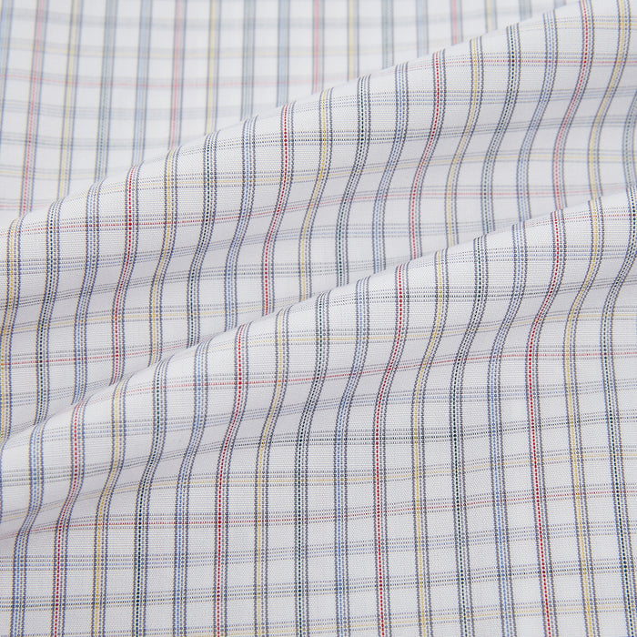 Sky Blue Multi Graph Check Shirt Image 5