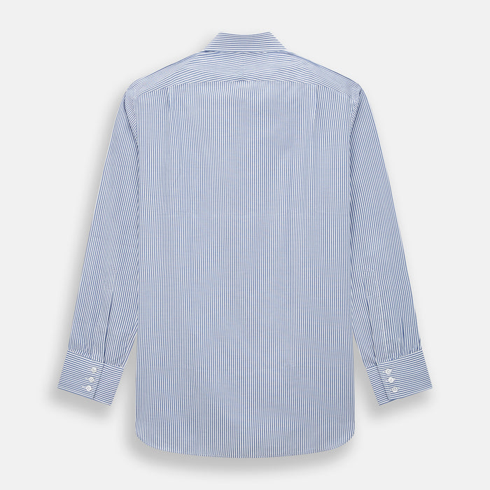 Navy Bengal Stripe Mayfair Shirt Image 2