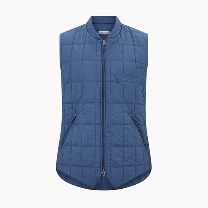 Azzurro Quilted Gilet Image 4