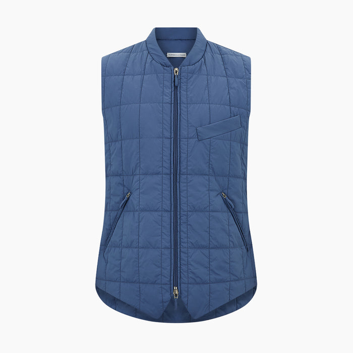 Azzurro Quilted Gilet Image 4