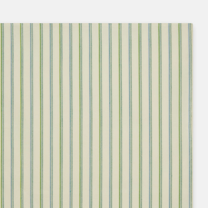 Hand Rolled Green Double Stripe Handkerchief Image 1