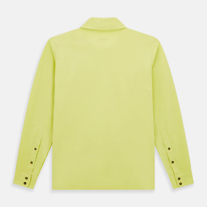 Lime Green Rugby Polo Shirt Image 2