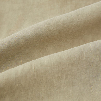 Taupe Linen Henry Trousers Image 6