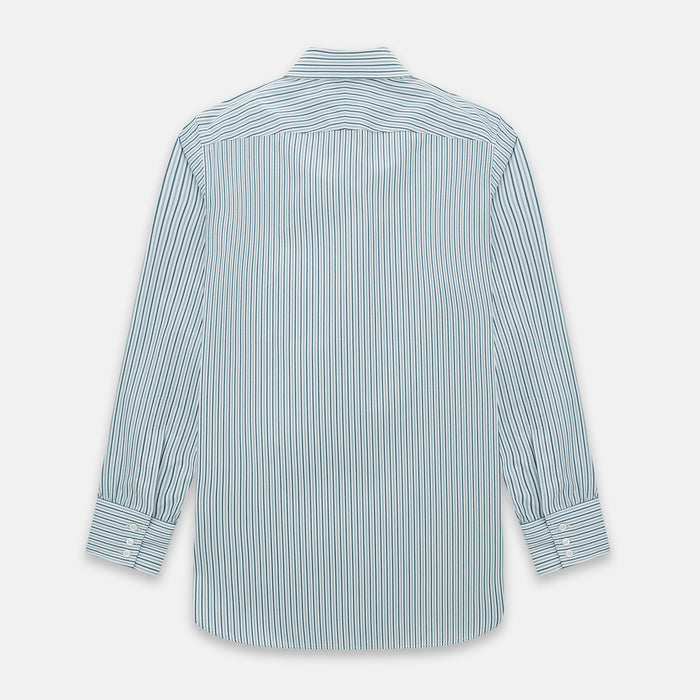 GREEN DOUBLE STRIPE WESTMINSTER SHIRT Image 2