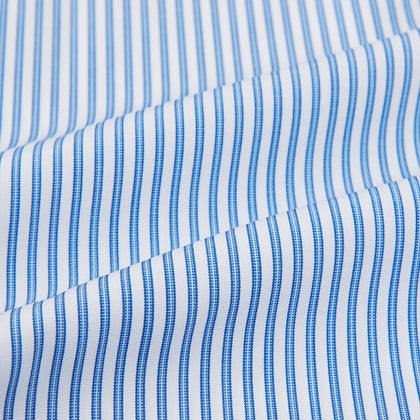Sky Blue Halo Stripe Mayfair Shirt Image 5