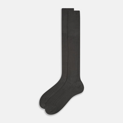 Concrete Grey Long Socks Image 1