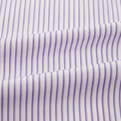 Purple Shadow Stripe Mayfair Shirt Image 5