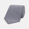View 1 of product Seven-Fold Navy & White Houndstooth Silk Tie