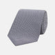 Seven-Fold Navy & White Houndstooth Silk Tie