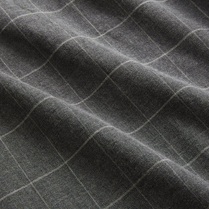 Charcoal Melange Check Hampstead overshirt Image 5