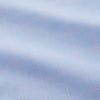 View 4 of product A Turnbull & Asser Blue and Pink Prince of Wales Check Mayfair Shirt with long sleeves, classic collar, buttoned front and cuffs, is neatly laid flat on a white background.