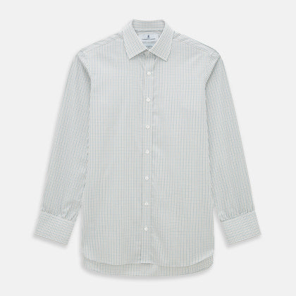 Green and Brown Multi Check Mayfair Shirt