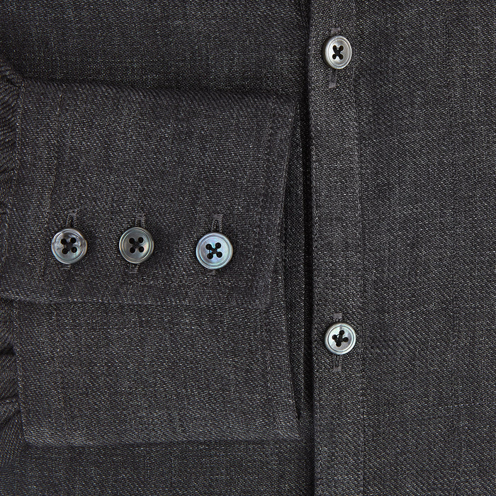 Ash Linen Windsor Shirt Image 3