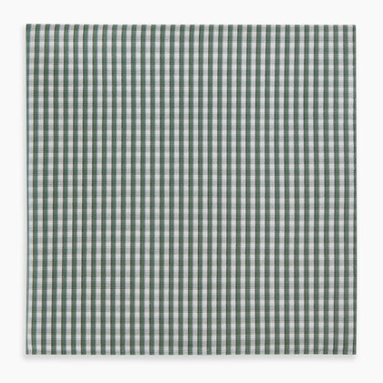 Melon Green Micro Shadow Check Hand-Rolled Handkerchief Image 3