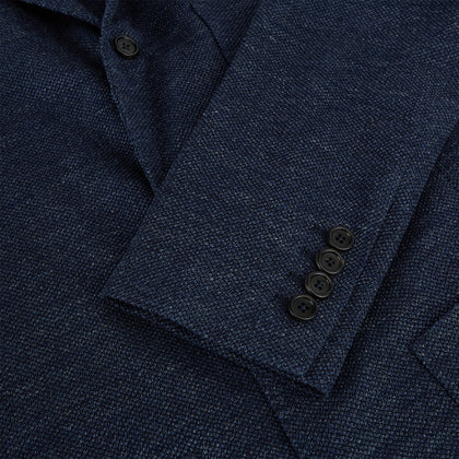 Navy Linen Blend Cambridge blazer Image 3