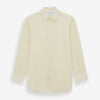 View 1 of product The Cream Cotton Shirt with T&A Collar and 3-Button Cuffs by Turnbull & Asser is ideal for minimalist styles or pairing with bold ties. Shown on a plain white background.