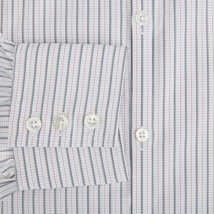 Red and Navy Graph Check Westminster Shirt Image 3