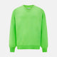The Turnbull & Asser Bright Green Cashmere V-Neck Jumper features long sleeves with ribbed cuffs and hem—a vibrant addition to your knitwear collection, shown on a plain white background.