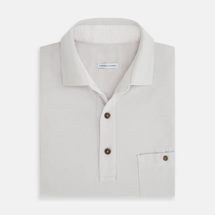 Pale Pink Polo Shirt Image 3