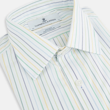 Multi Tone Double Pinstripe Mayfair Shirt Image 1