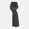 View 1 of product The Turnbull & Asser Graphite Rib-Knit Cashmere Scarf, a luxury winter accessory, is shown neatly looped against a plain white background.