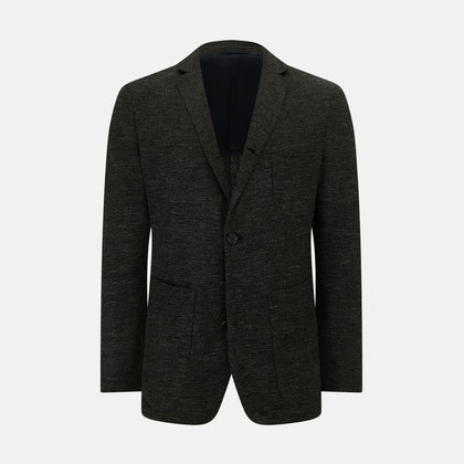 Charcoal Linen Blend Cambridge blazer