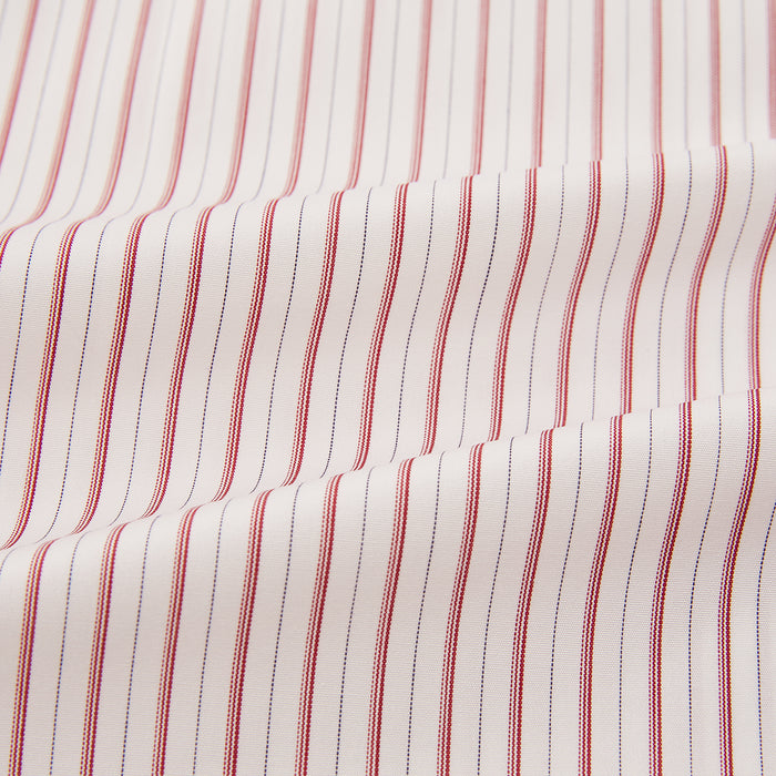 Red Multi Ticking Stripe Mayfair Shirt Image 5