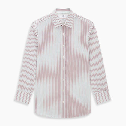 Red Graph Check Mayfair Shirt Image 6