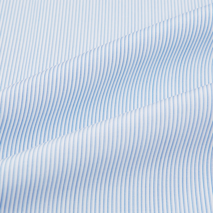 Sky Blue Ripple Double Pinstripe Mayfair Shirt Image 5