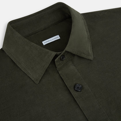 Olive Corduroy Hampstead Overshirt Image 1