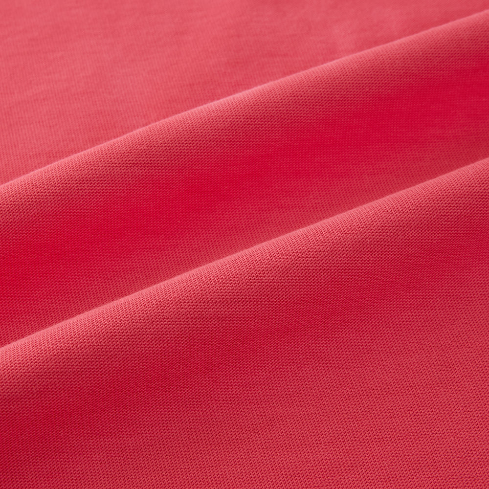 The Turnbull & Asser Honeysuckle Short-Sleeve T-shirt is shown on a white background. This high-quality red tee features a plain design with short sleeves and a crew neckline, offering versatile, logo-free style.