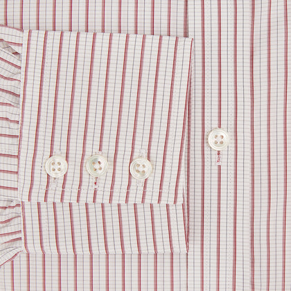 Red Graph Check Mayfair Shirt Image 3