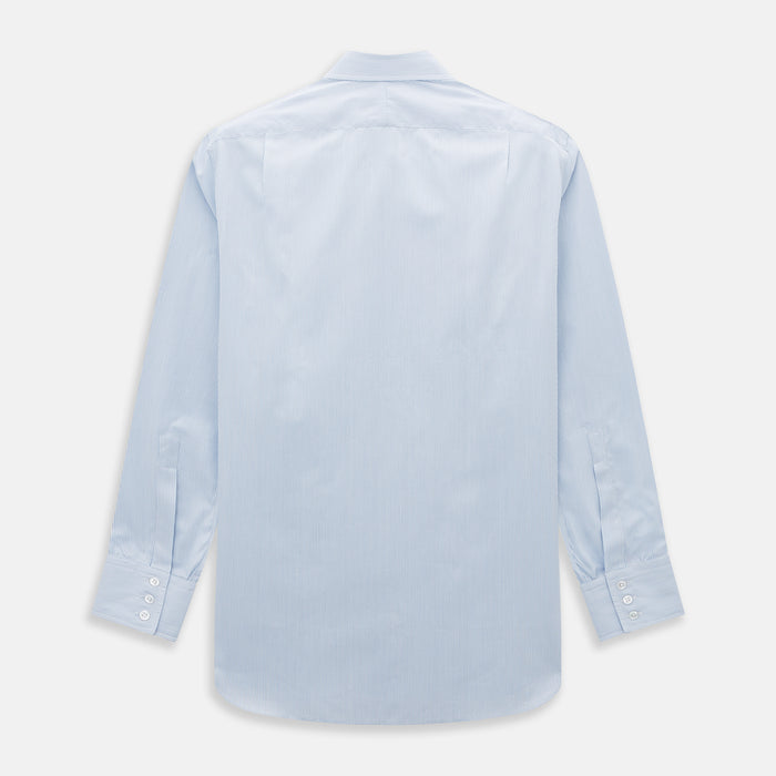 Sky Blue Ripple Double Pinstripe Mayfair Shirt Image 2
