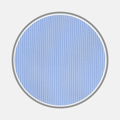 Light Blue Fine Stripe Cotton Fabric