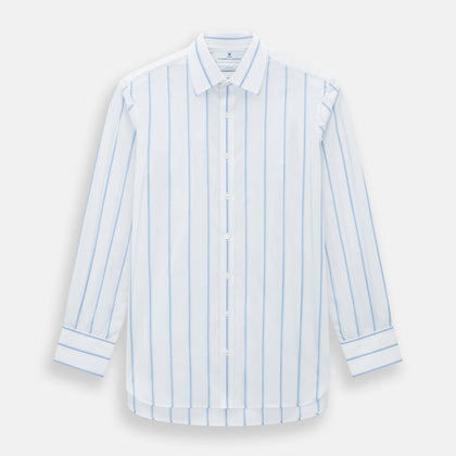 Colony Blue Track Stripe Mayfair Shirt