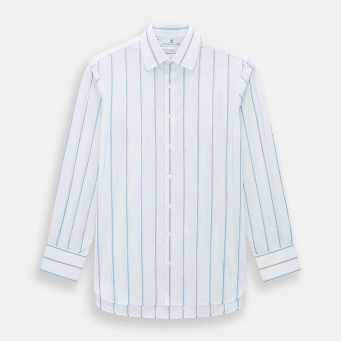 Colony Blue Track Stripe Mayfair Shirt