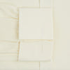 View 3 of product The Cream Cotton Shirt with T&A Collar and Double Cuffs by Turnbull & Asser is shown laid flat on a white background.