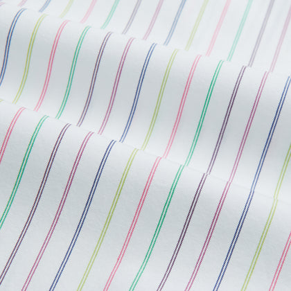 Multicoloured Double Pinstripe Mayfair Shirt Image 12