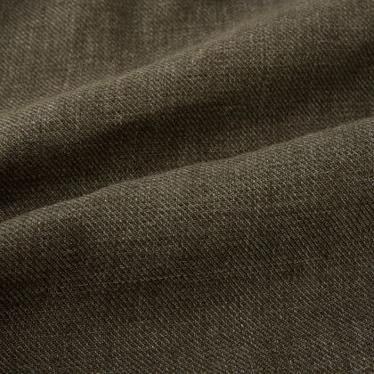 Olive Linen Windsor Shirt Image 7