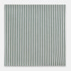 View 1 of product The Turnbull & Asser Melon Green Halo Stripe Hand-Rolled Handkerchief is a rectangular white cloth with evenly spaced vertical melon green stripes and hand-rolled edges, shown flat on a white background.
