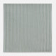 The Turnbull & Asser Melon Green Halo Stripe Hand-Rolled Handkerchief is a rectangular white cloth with evenly spaced vertical melon green stripes and hand-rolled edges, shown flat on a white background.