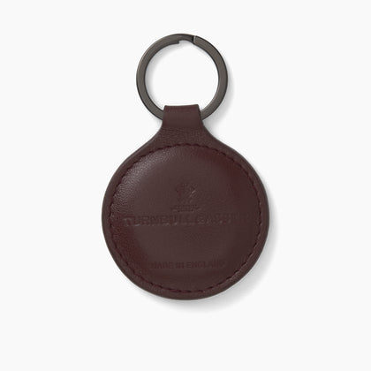 Burgundy Leather Fob Holder Image 2
