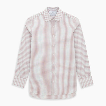 Red Tattersall Check Mayfair Shirt Image 6