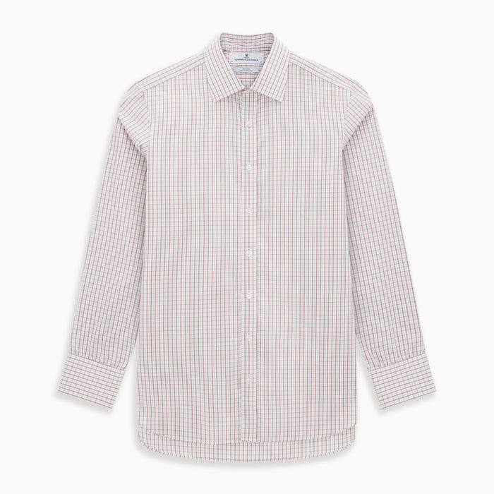 Red Tattersall Check Mayfair Shirt Image 6