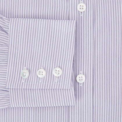 Lilac Halo Stripe Mayfair Shirt Image 3