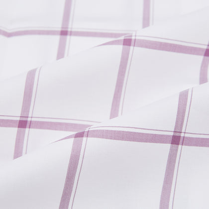 Antique Pink Grid Check Mayfair Shirt Image 5