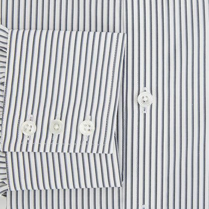 Grey Multi Stripe Mayfair Shirt Image 3